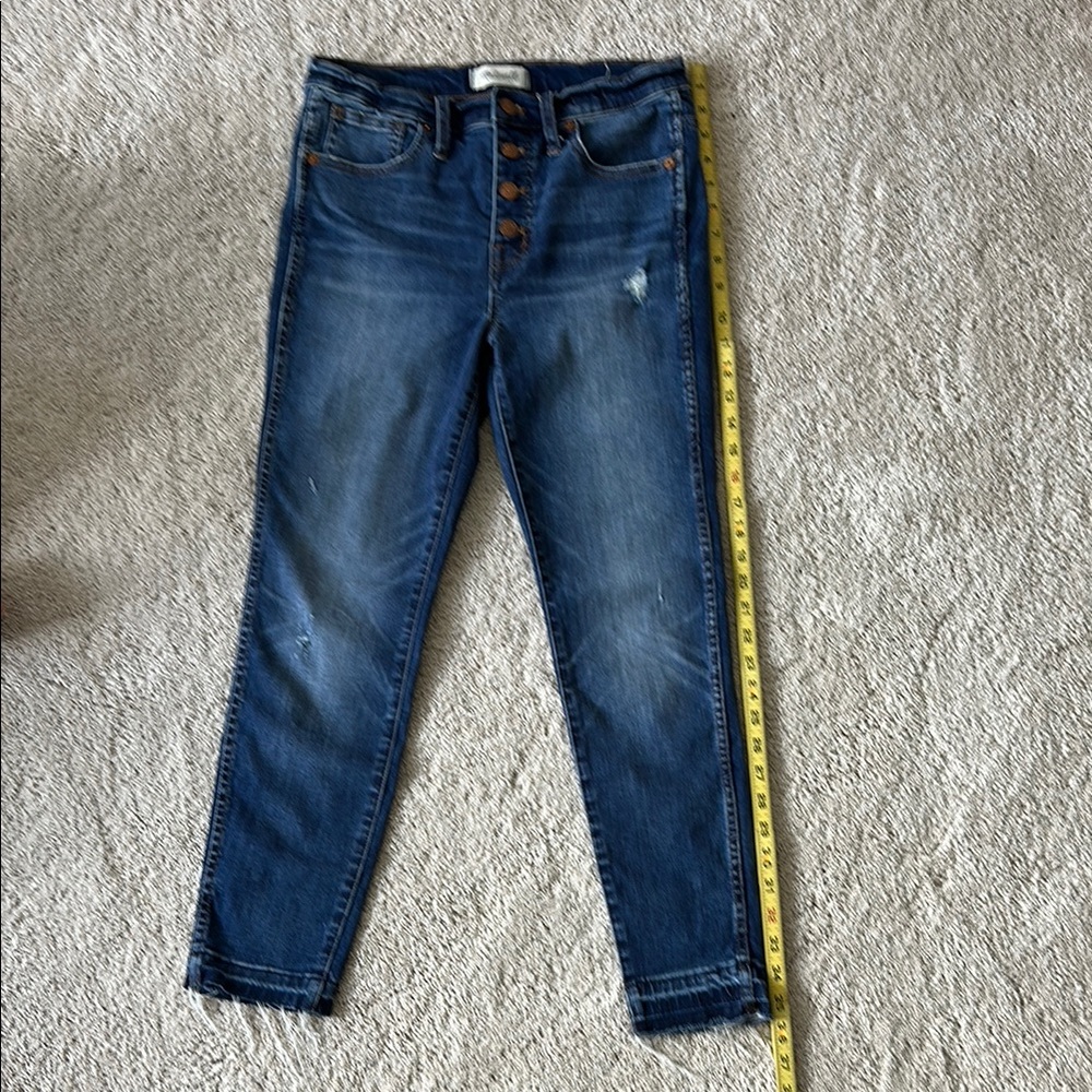 Madewell 10” high rise skinny